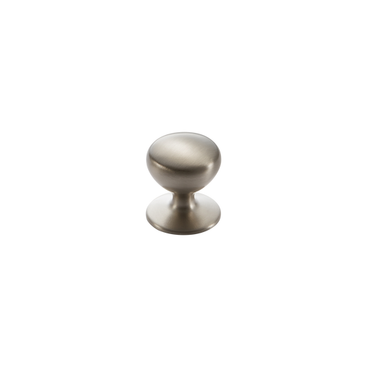 Momo New Hampton Round Knob 32mm in Dull Brushed Nickel
