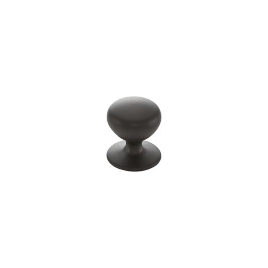 Momo New Hampton Round Knob 32mm in Matt Black