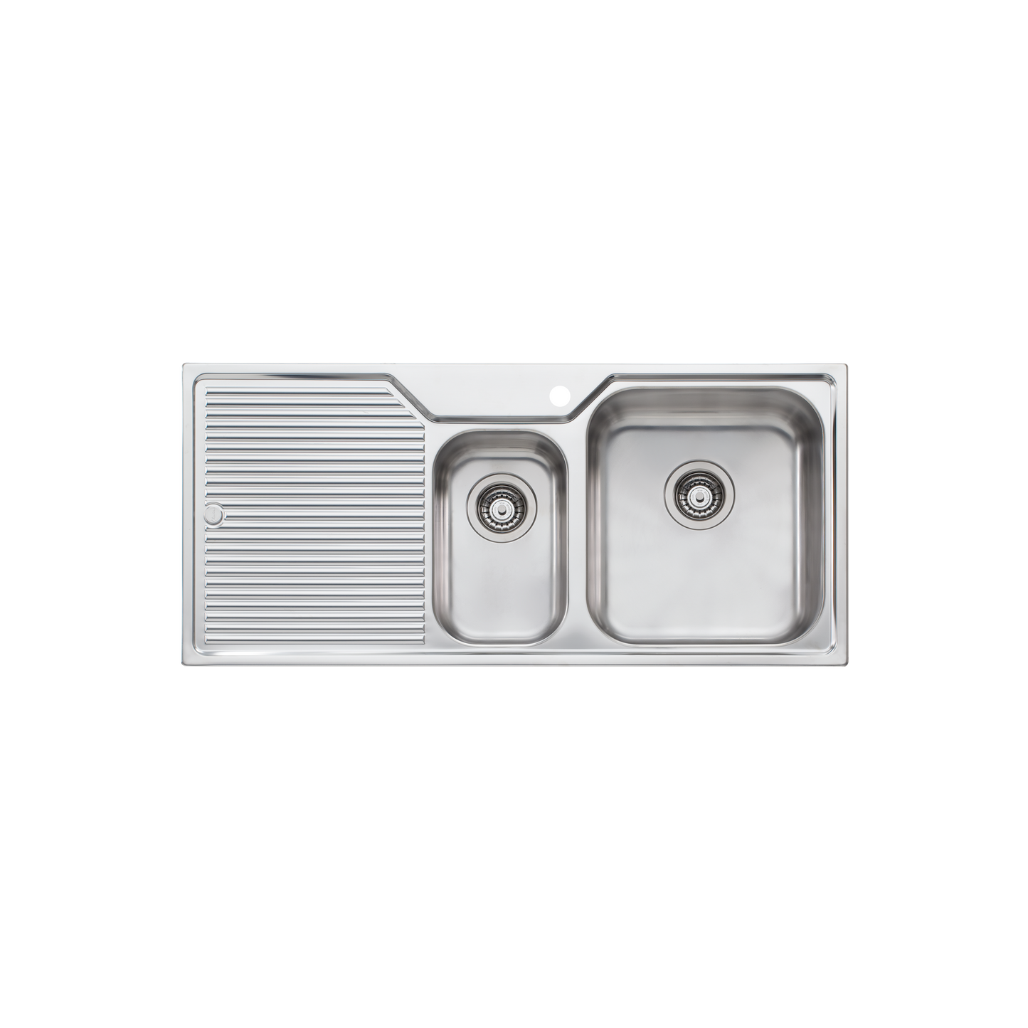 Nu-Petite 1 & 1/2 Bowl Topmount Sink With Drainer