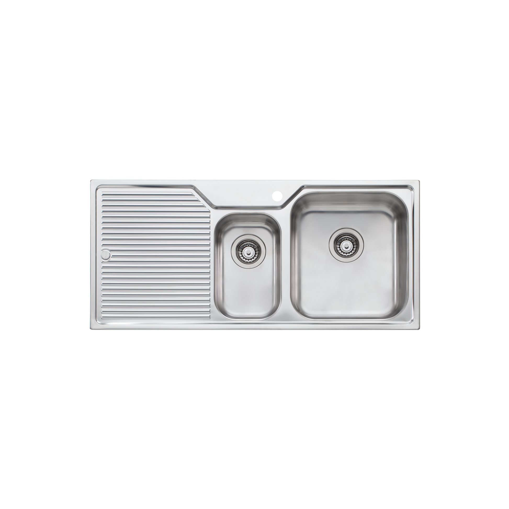 Nu-Petite 1 & 1/2 Bowl Topmount Sink With Drainer