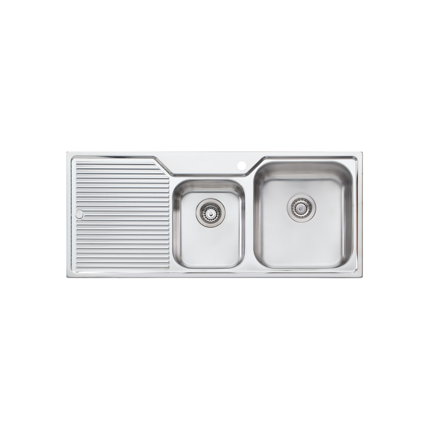 Nu-Petite 1 & 3/4 Bowl Topmount Sink With Drainer