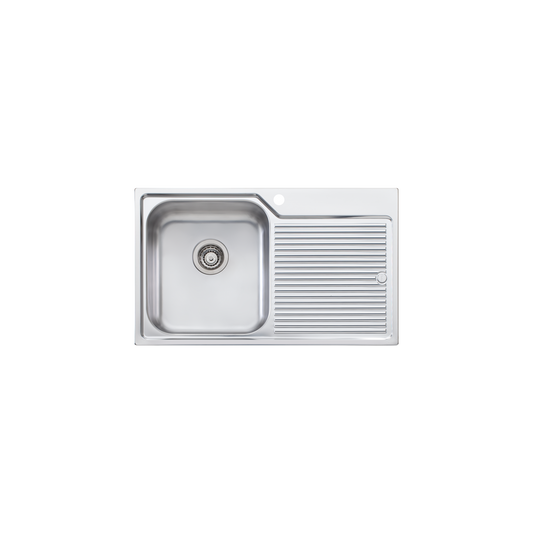 Nu-Petite Single Bowl Topmount Sink With Drainer