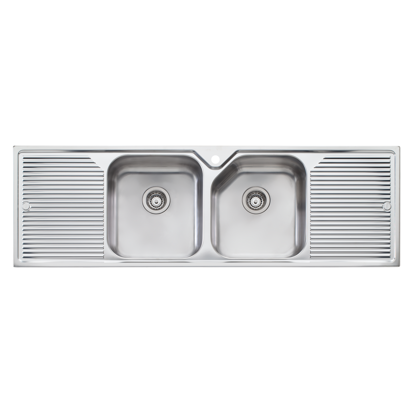 Nu-Petite Double Bowl Topmount Sink With Double Drainer