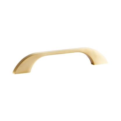 Momo New Prato Bow Handle 128mm In Brushed Matt Brass