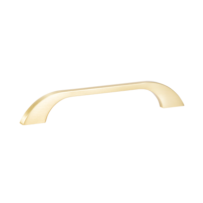 Momo New Prato Bow Handle 160mm In Brushed Matt Brass