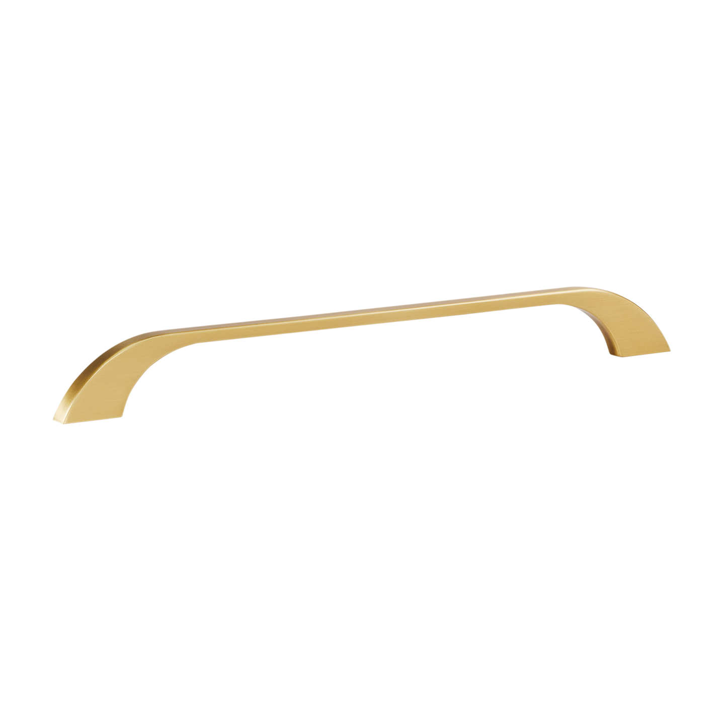 Momo New Prato Bow Handle 256mm In Brushed Matt Brass