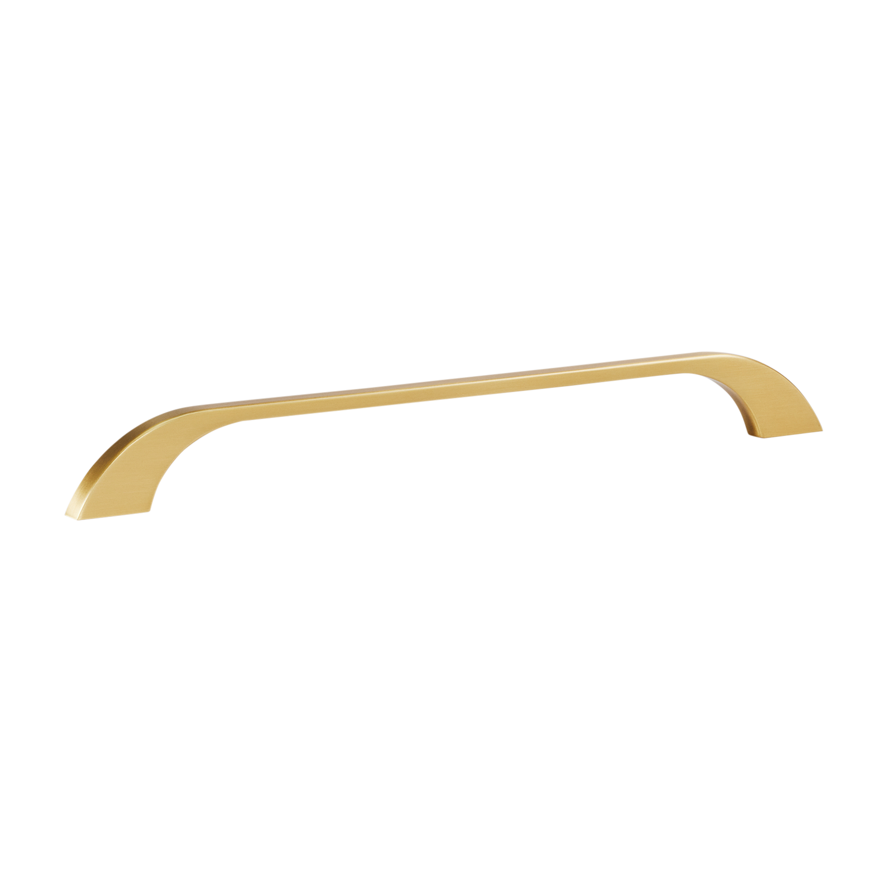 Momo New Prato Bow Handle 256mm In Brushed Matt Brass