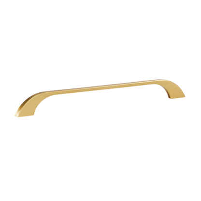 Momo New Prato Bow Handle 256mm In Brushed Matt Brass