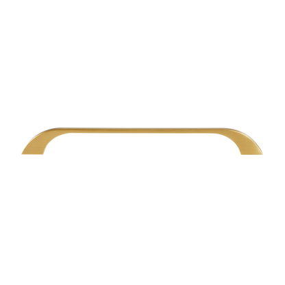 Momo New Prato Bow Handle 256mm In Brushed Matt Brass (1)