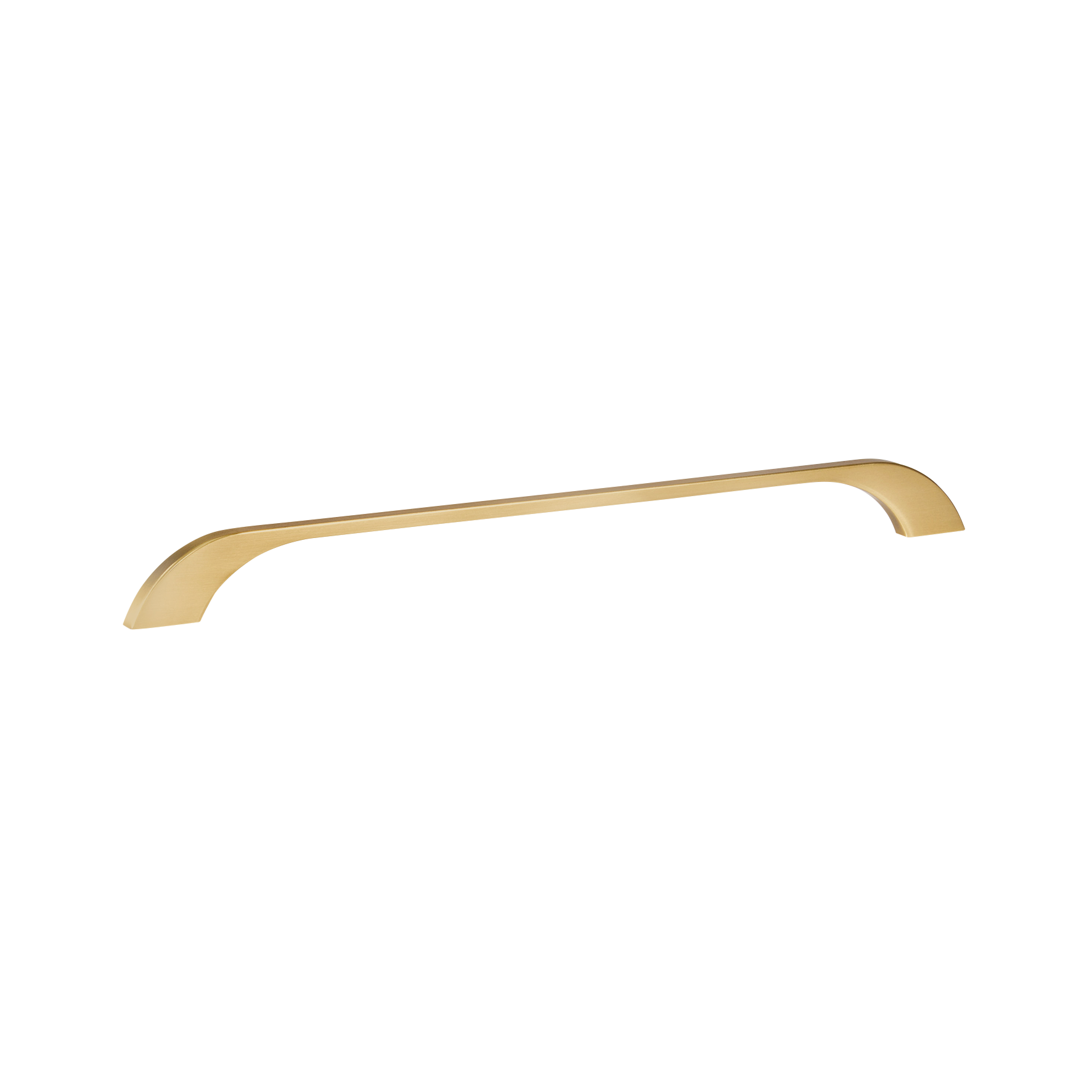 Momo New Prato Bow Handle 320mm In Brushed Matt Brass