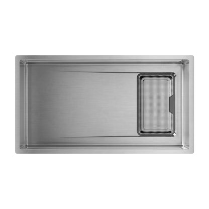 Novaq Handmade Kitchen Sink in Raw Stainless Steel