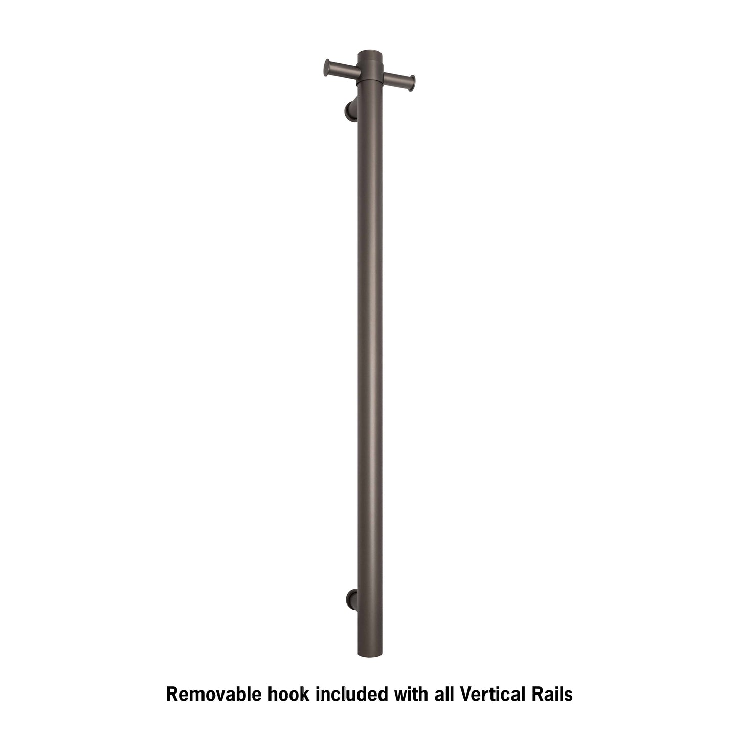 Thermorail Straight/Round 12Volt Vertical Bar 900x142x100mm 30Watts With Optional Hook