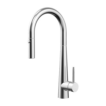 Novaire Pull Out Kitchen Sink Mixer in Sterling Chrome