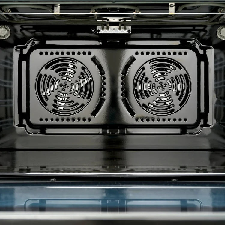 Omega 90cm Freestanding Cooker with Induction Cooktop-Black