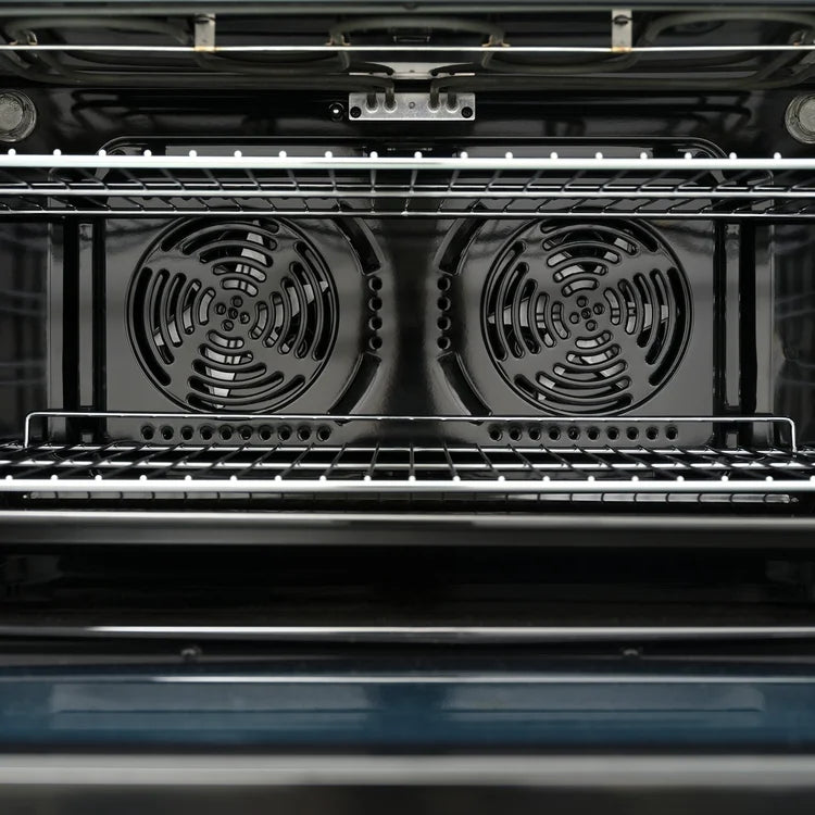 Omega 90cm Freestanding Cooker with Induction Cooktop-Black