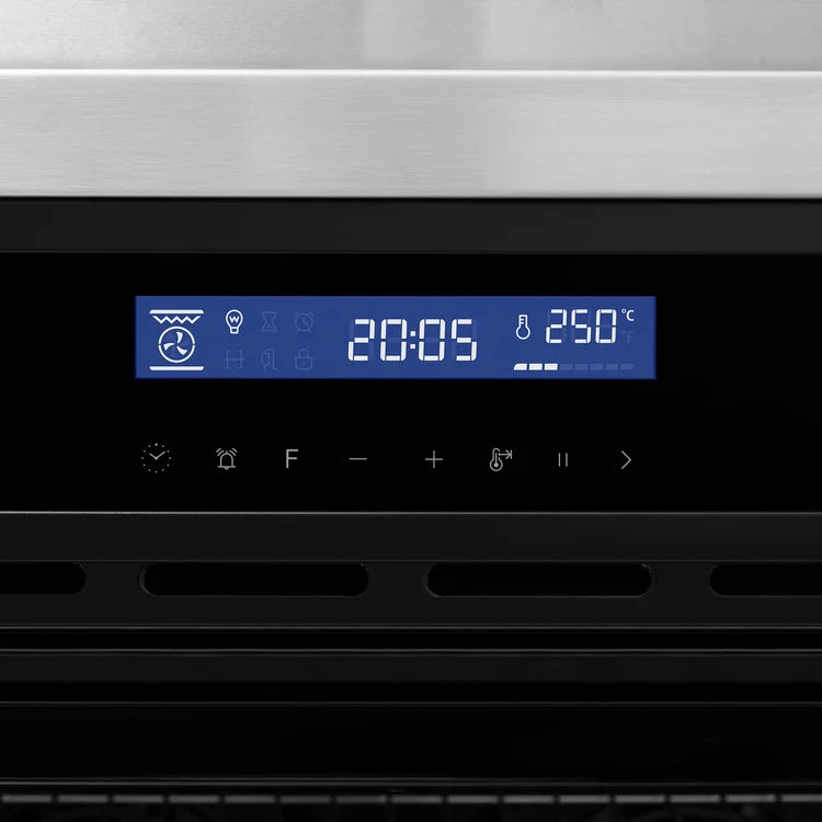 Omega 90cm Freestanding Cooker with Induction Cooktop-Black