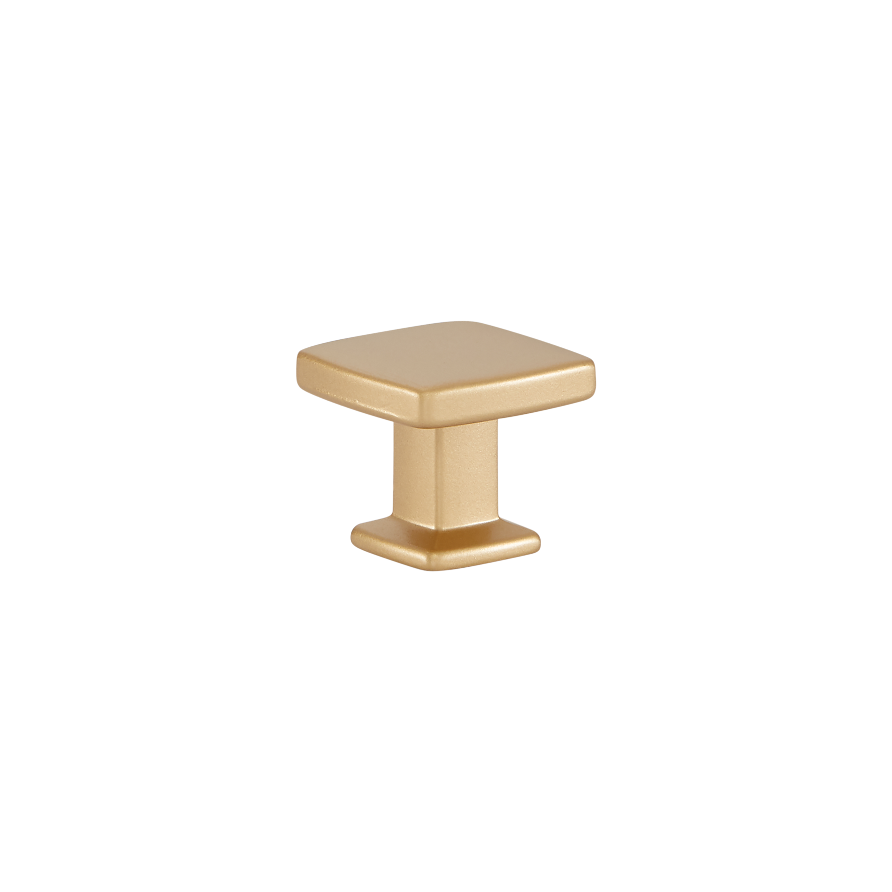 Momo Otto Knob  28mm in Satin Brass (1)