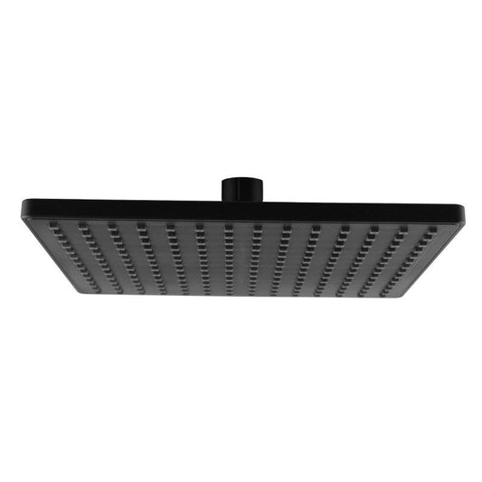 9" Square Black ABS Rainfall Shower Head 230mm