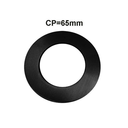 65mm Matte Black Round Cover Plate for Wall Mixer / Diverter Bottom Part / Wall Spout