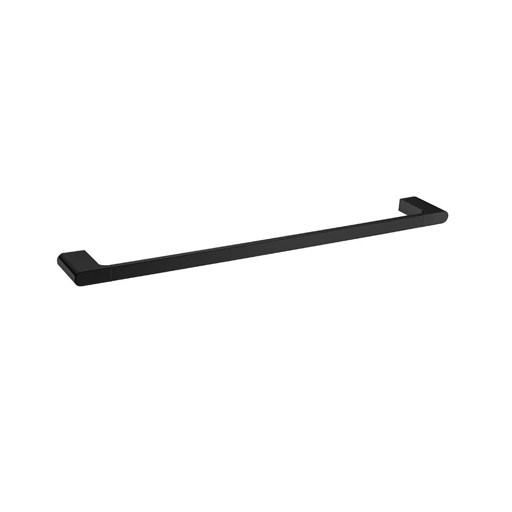 VOG Matte Black Single Towel Rail 600mm