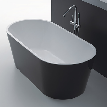 Oslo Freestanding Bathtub in Black