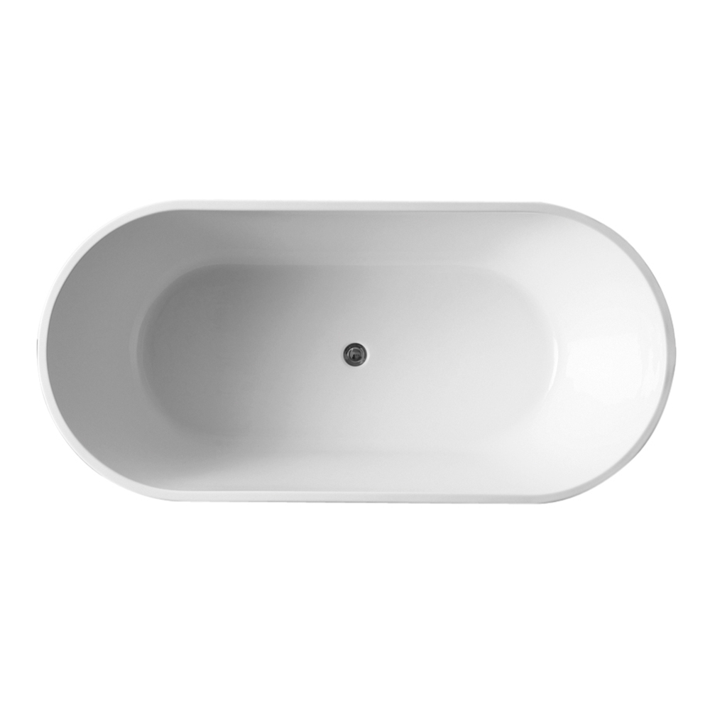 Oslo Freestanding Bathtub in Black