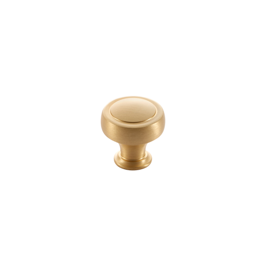 Momo Pellaro Knob  32mm in Brushed Matt Brass