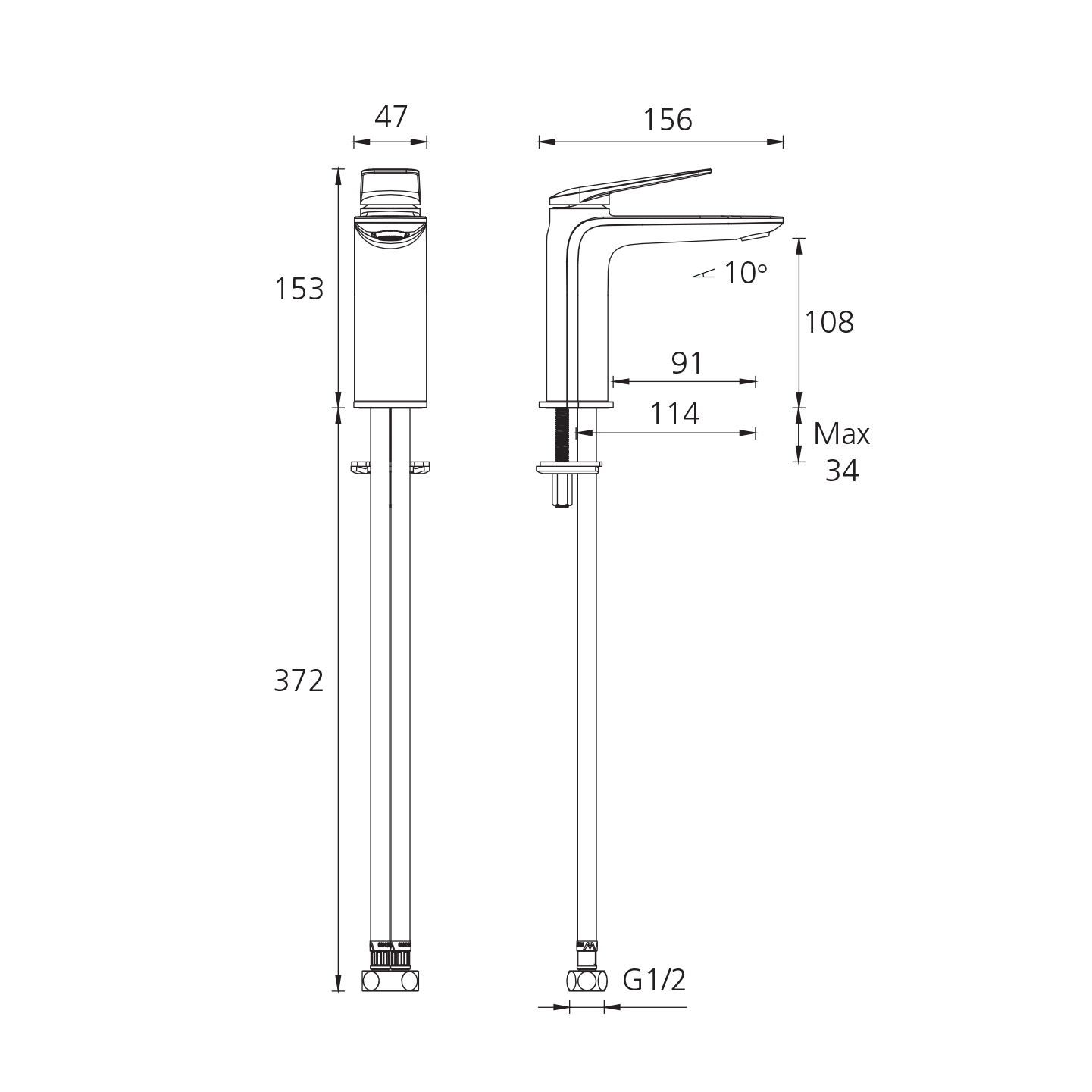 Paris Basin Mixer