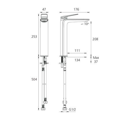 Paris Tower Basin Mixer