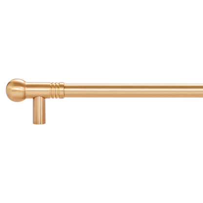 Momo Parla Bar Pull 320mm in Brushed Satin Brass (2)