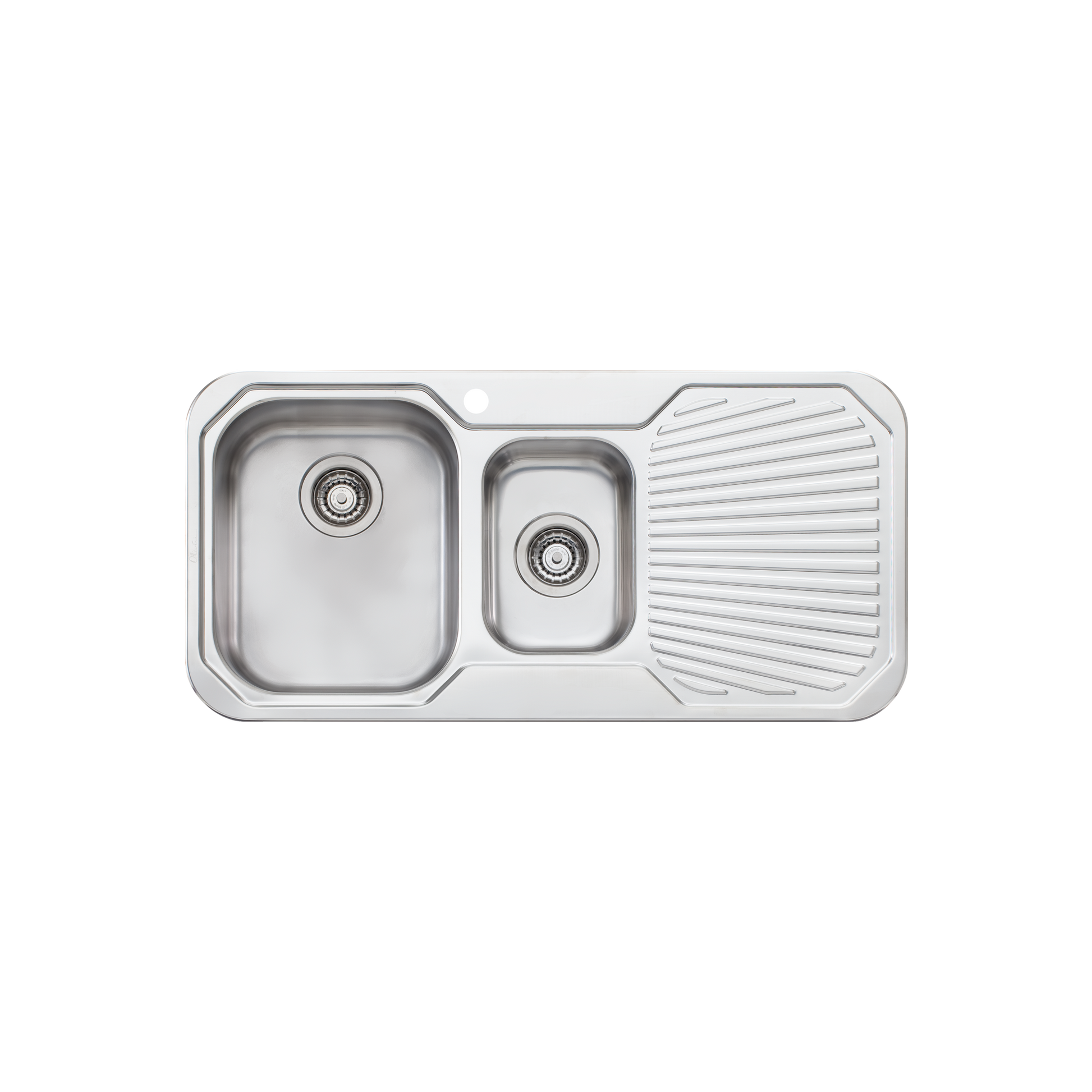 Petite 1 & 1/2 Bowl Sink With Drainer