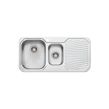 Petite 1 & 1/2 Bowl Sink With Drainer