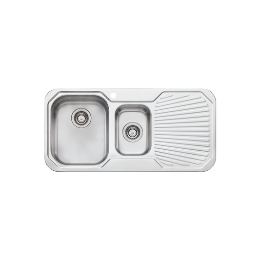 Petite 1 & 1/2 Bowl Sink With Drainer