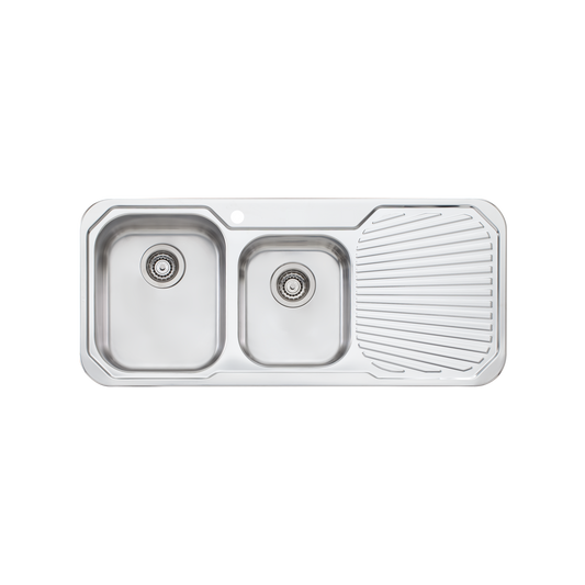 Petite 1 & 3/4 Bowl Sink With Drainer