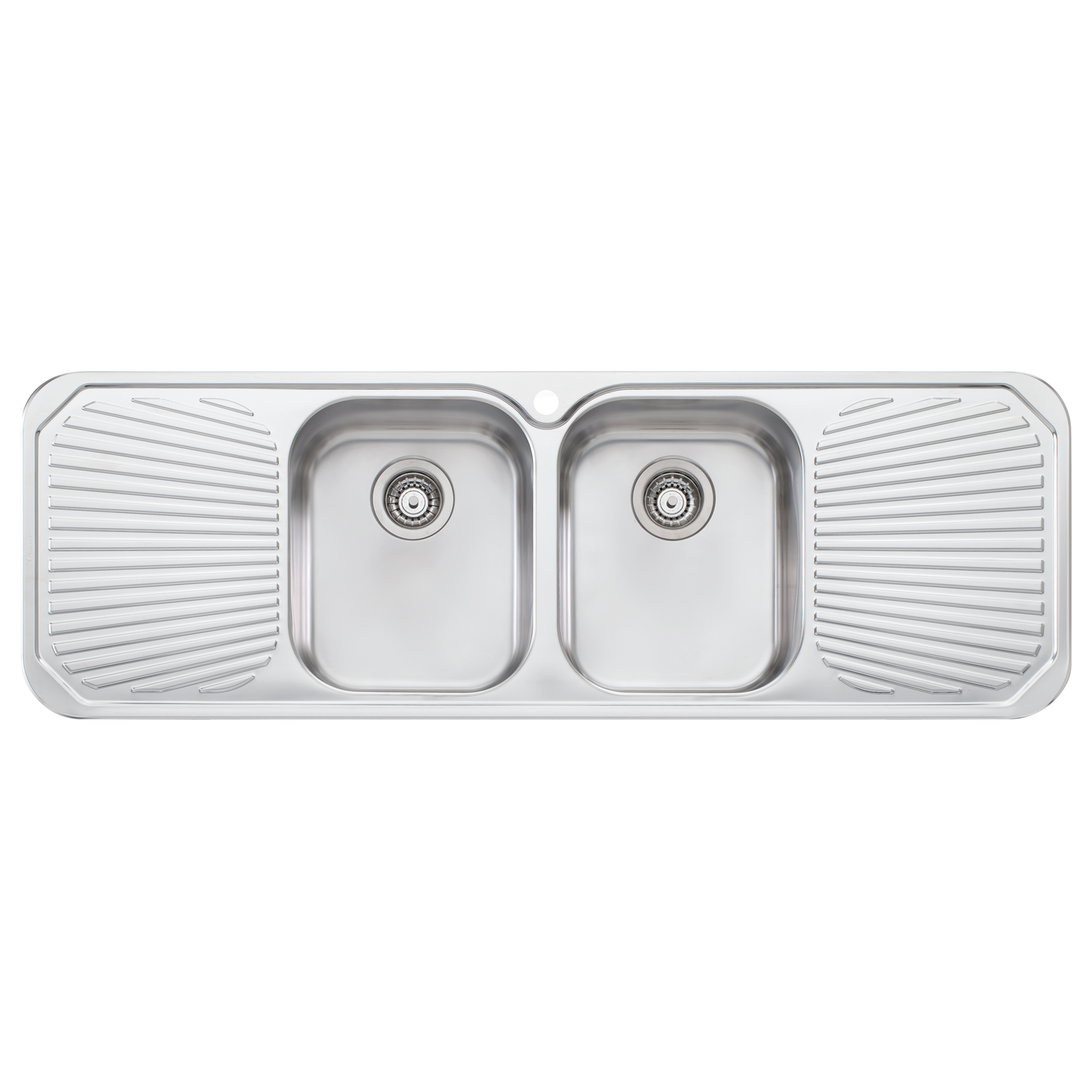 Petite Double Bowl Sink With Double Drainer