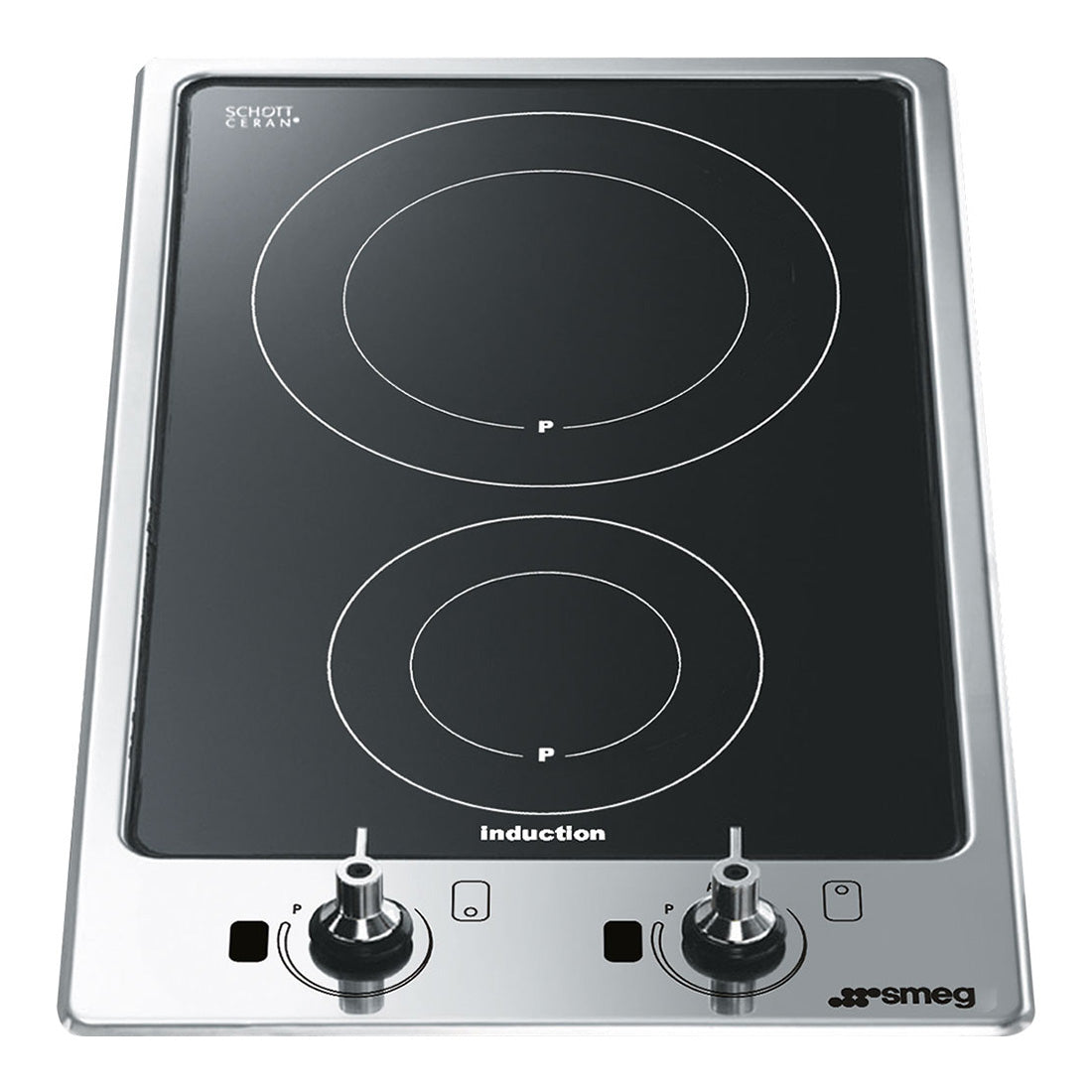 Smeg Classic Domino Induction Cooktop Black 30cm