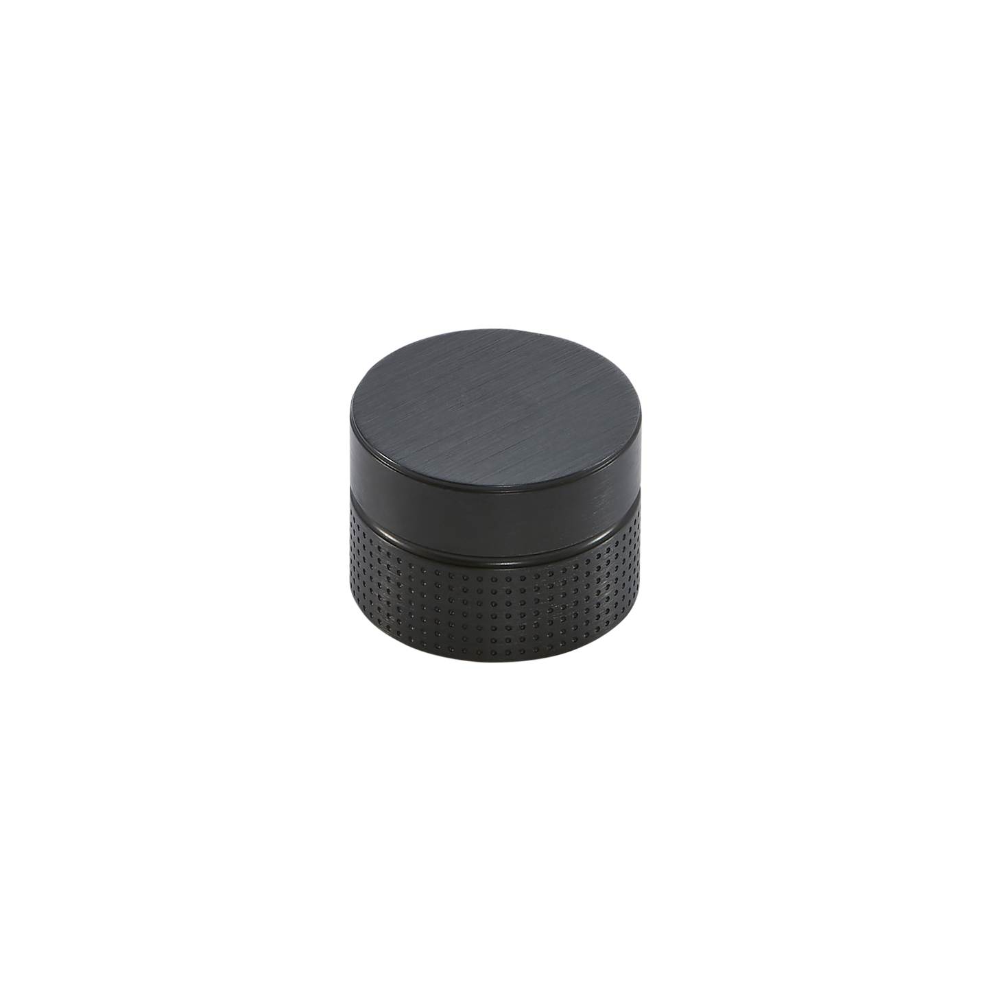 Momo Point Round Knob 40mm in Brushed Black