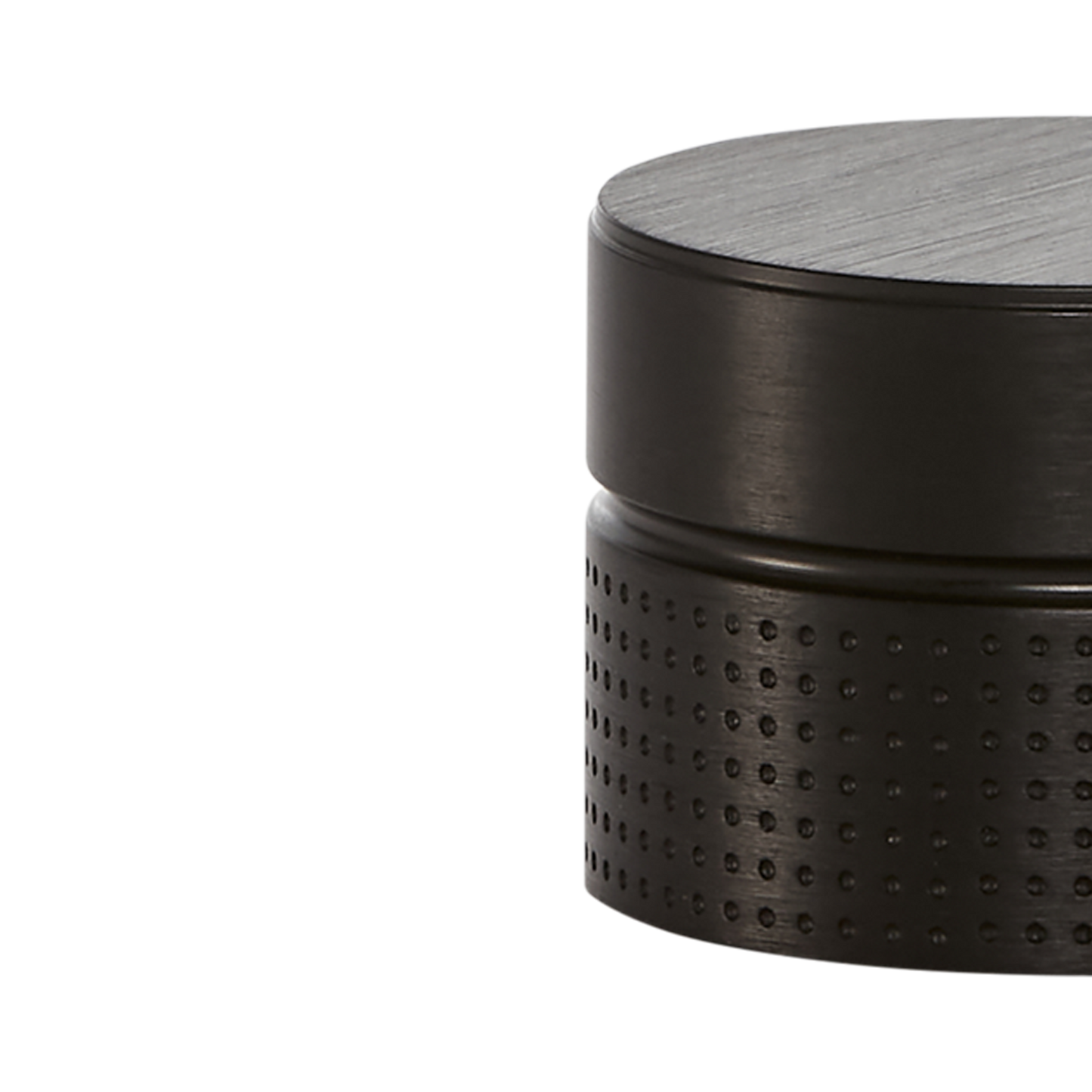 Momo Point Round Knob 40mm in Brushed Black (2)