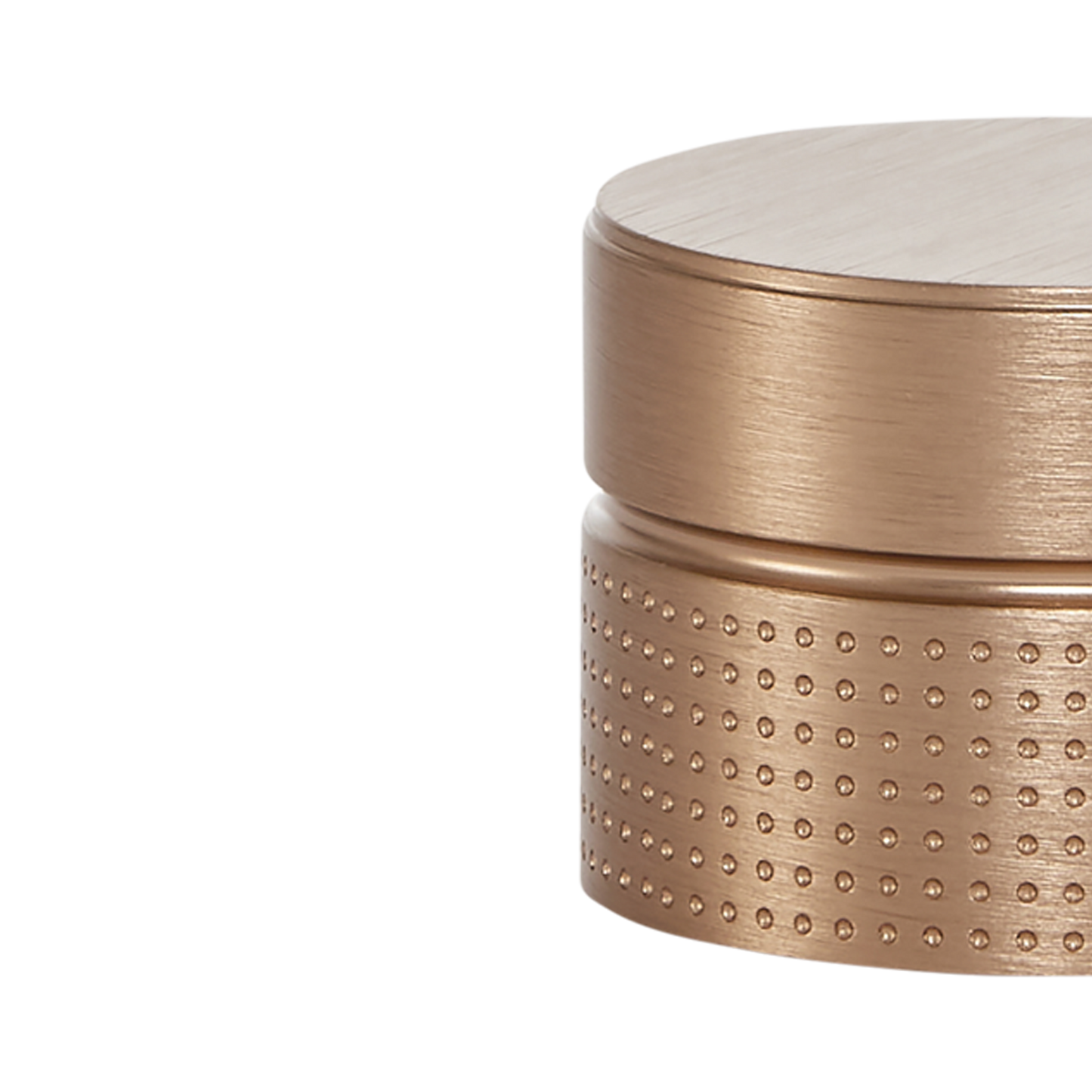 Momo Point Round Knob 40mm in Brushed Dark Brass (2)
