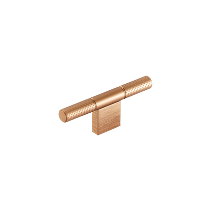 Momo Point T Knob 110mm in Brushed Dark Brass