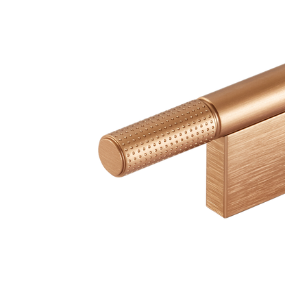 Momo Point T Knob 110mm in Brushed Dark Brass (2)
