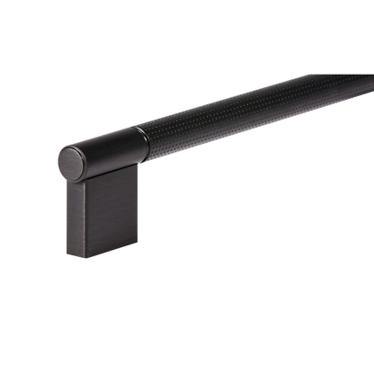 Momo Point D Handle 192mm in Brushed Black (2)