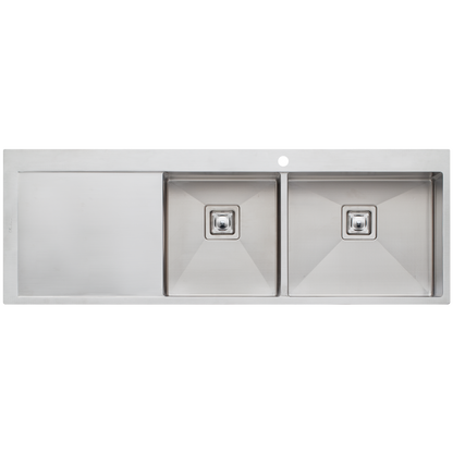 Professional Series 1 & 3/4 Bowl Topmount Sink with Drainer