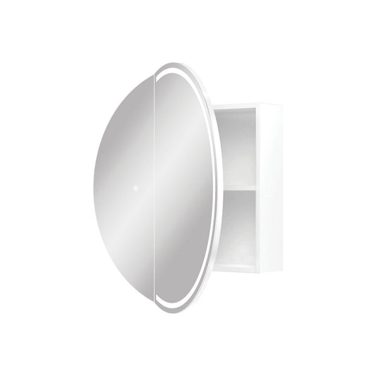 Fienza Round Split LED Mirror Cabinet