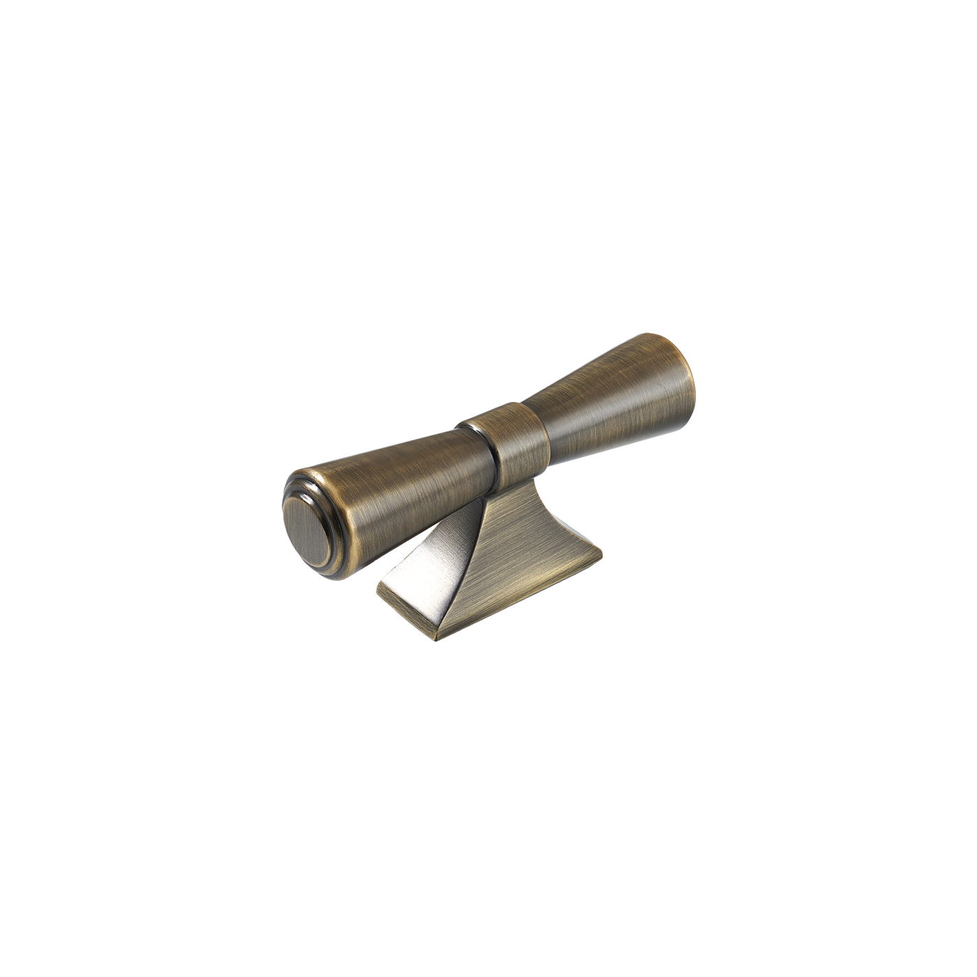 Momo Pembrey T Knob 80mm in Dark Brushed Brass