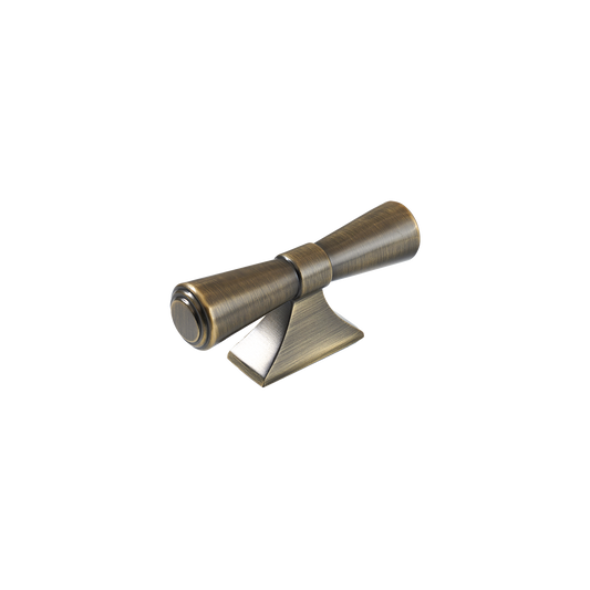 Momo Pembrey T Knob 80mm in Dark Brushed Brass