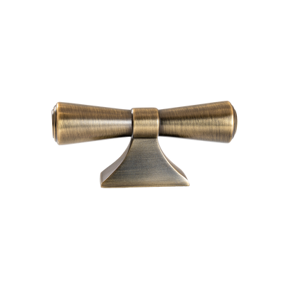 Momo Pembrey T Knob 80mm in Dark Brushed Brass (1)
