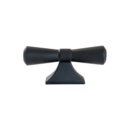 Momo Pembrey T Knob 80mm in Matt Black (1)