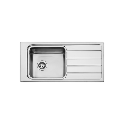 Puro Single Bowl Topmount Care Sink With Drainer