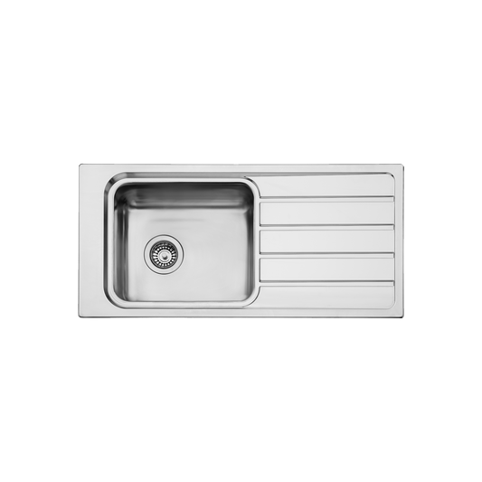 Puro Single Bowl Topmount Care Sink With Drainer